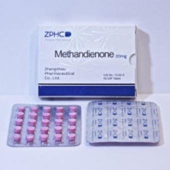 Метандиенон ZPHC (Methandienone) 50 таблеток (1таб 20 мг) - Казахстан